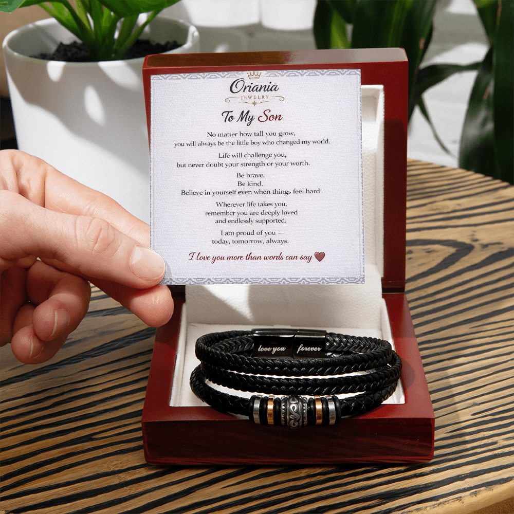 Oriania Love You Forever Bracelet for Son