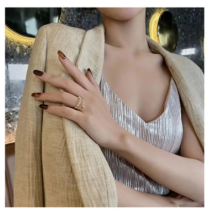 Classic Star Pendant Open Ring