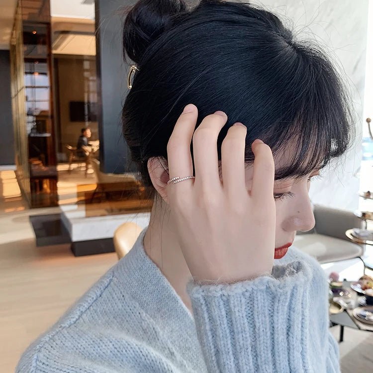 Minimalist Geometric Rose Gold Ring