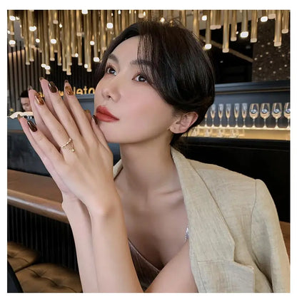 Classic Star Pendant Open Ring