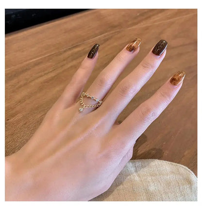 Classic Star Pendant Open Ring