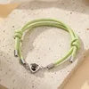Custom  Photo Projection Bracelet Handmade Woven Rope 316L Stainless Steel PVD Plated Jewelry Gift for Her