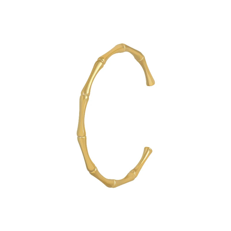 2020 new design bamboo shape adjustable size Bracelet for woman fashion luxury Korean jewelry retro girl's unusual Bracelet