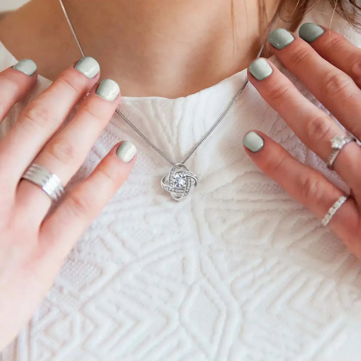 💖 🎁The Most Beautiful Gift for Mother's Day 💕 Silver Necklace of Hope for My Mom 💫💎 A Symbol of Eternal Love