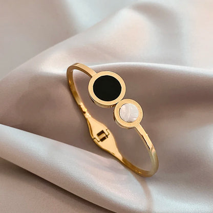 Timeless Roman Numeral Cuff Bracelet