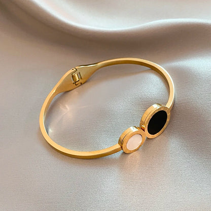 Timeless Roman Numeral Cuff Bracelet