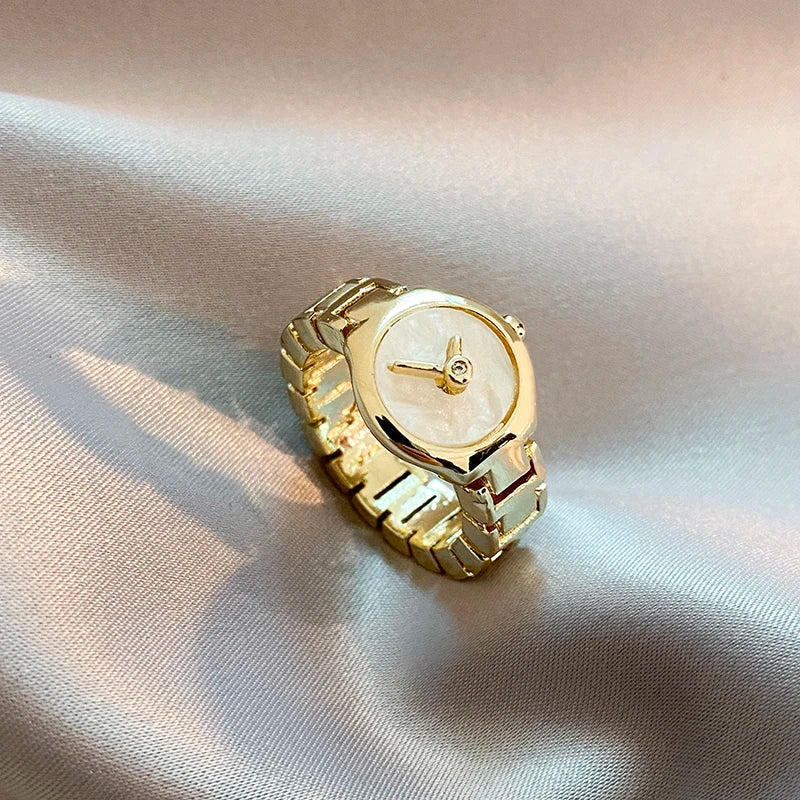 Unique Imitation Watch Design Open Ring