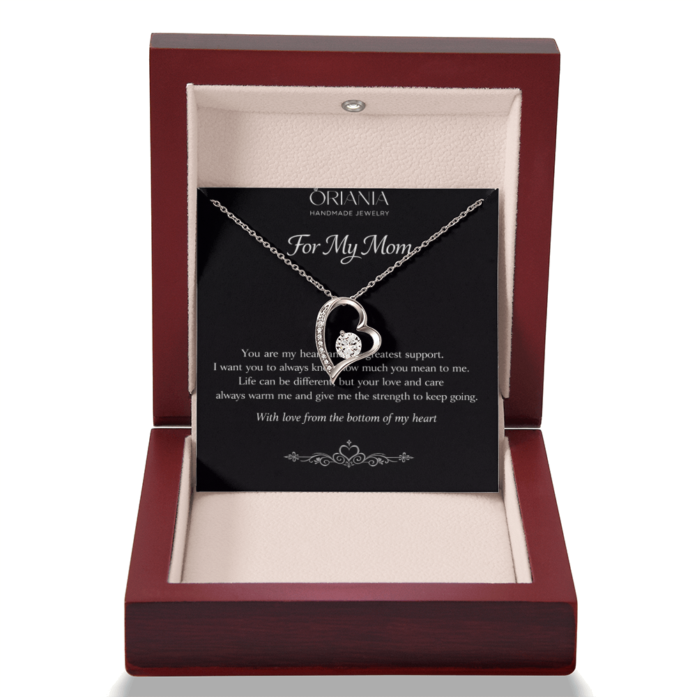 Oriania Forever Love Necklace – Heartfelt Gift for Mother