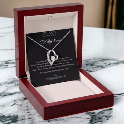 Oriania Forever Love Necklace – Heartfelt Gift for Mother