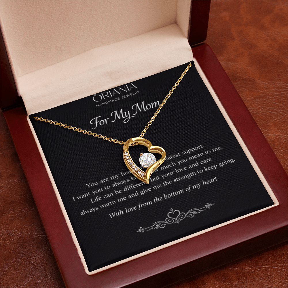 Oriania Forever Love Necklace – Heartfelt Gift for Mother