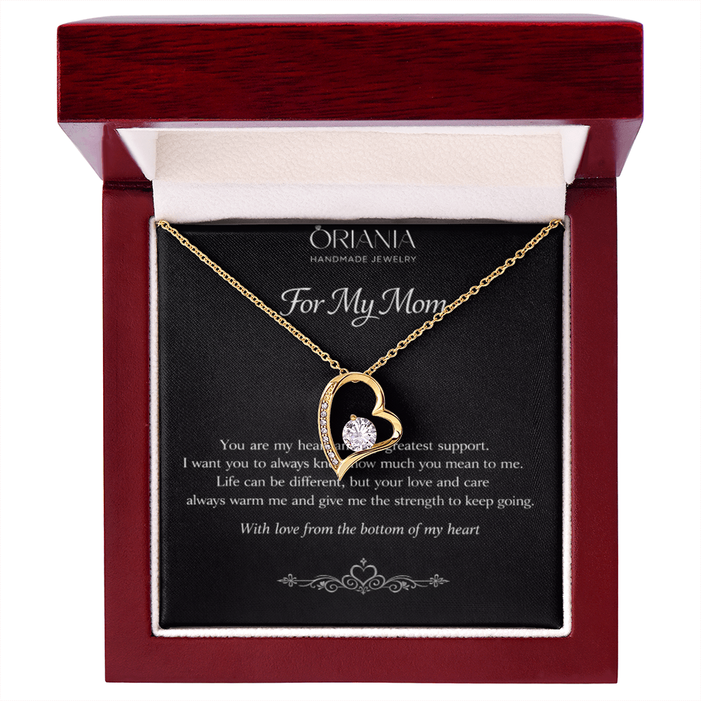 Oriania Forever Love Necklace – Heartfelt Gift for Mother