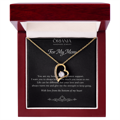 Oriania Forever Love Necklace – Heartfelt Gift for Mother