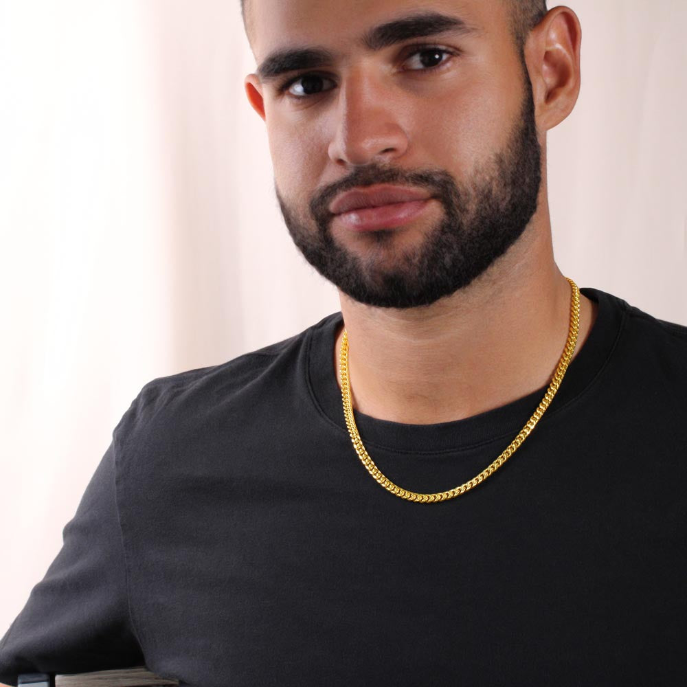Oriania Cuban Link Chain for Son – A Powerful Symbol of Love & Pride