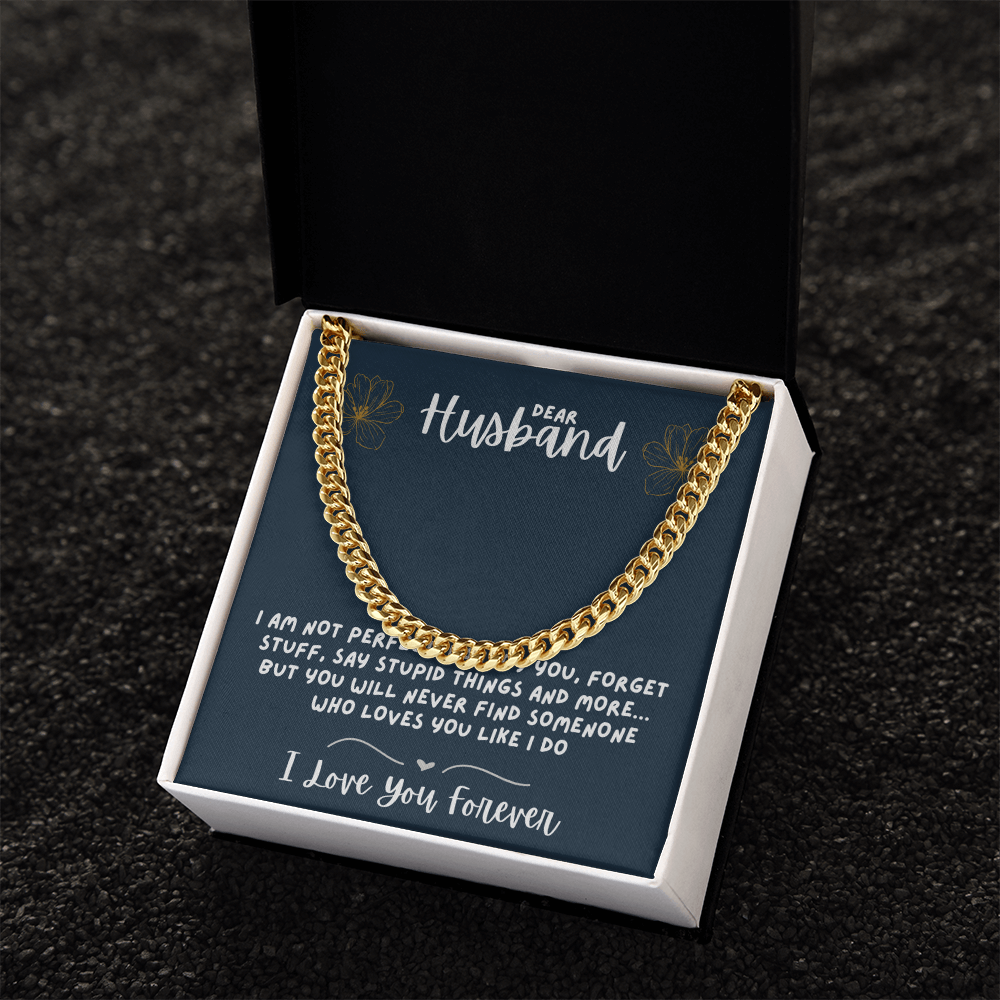 Dear Husband Gift Necklace