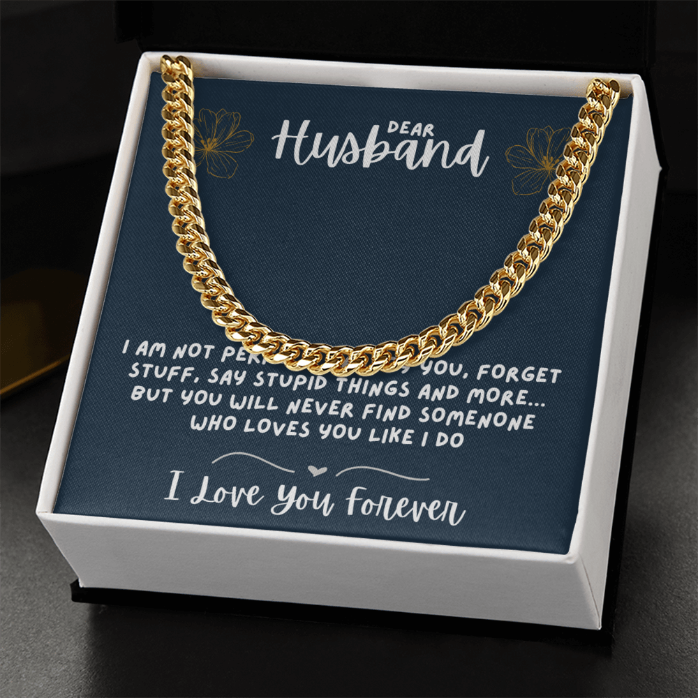 Dear Husband Gift Necklace