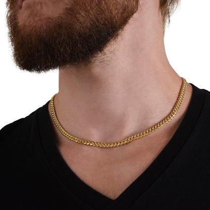 Oriania Cuban Link Chain for Son – A Powerful Symbol of Love & Pride