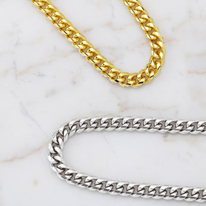 Oriania Cuban Link Chain for Son – A Powerful Symbol of Love & Pride
