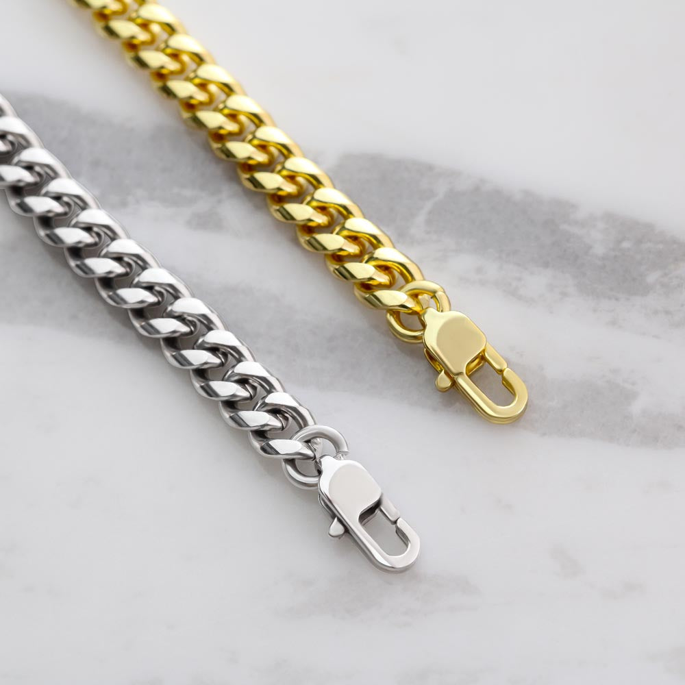 Oriania Cuban Link Chain for Son – A Powerful Symbol of Love & Pride