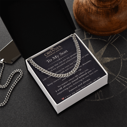 Oriania Cuban Link Chain for Son – A Powerful Symbol of Love & Pride