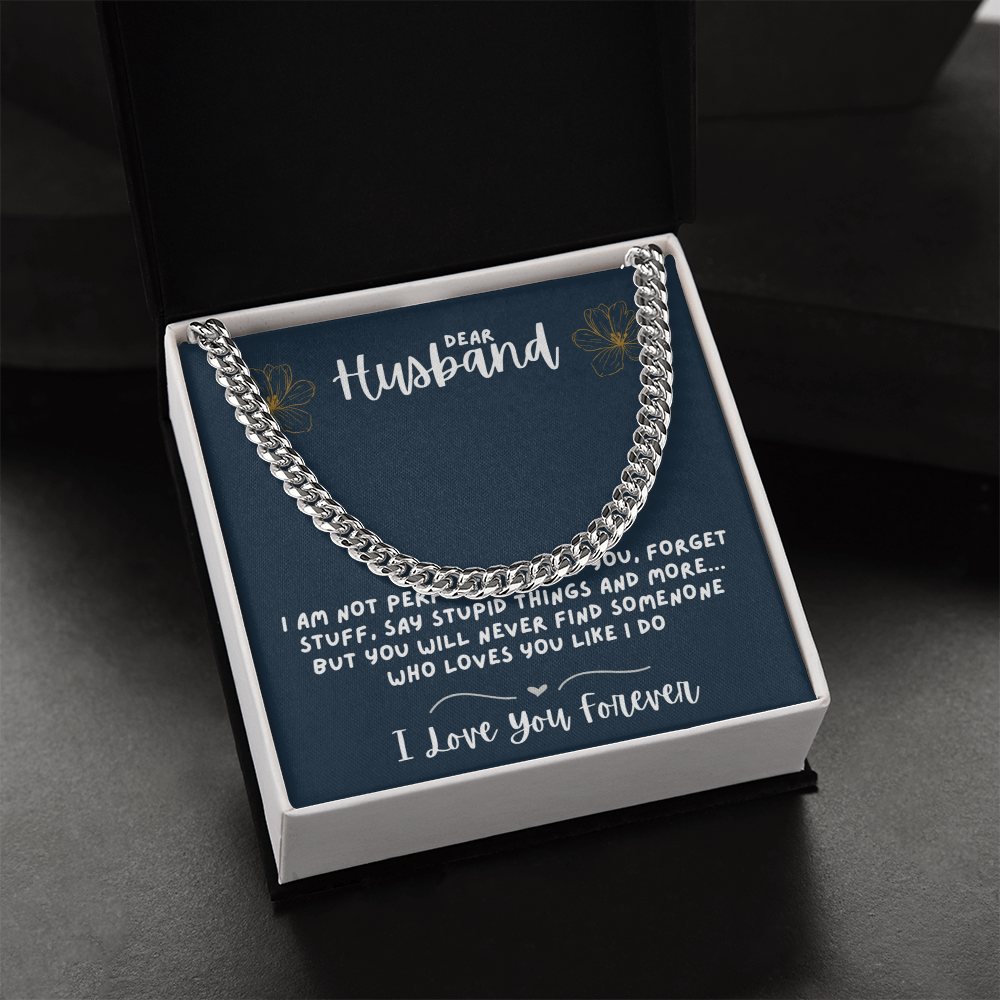 Dear Husband Gift Necklace