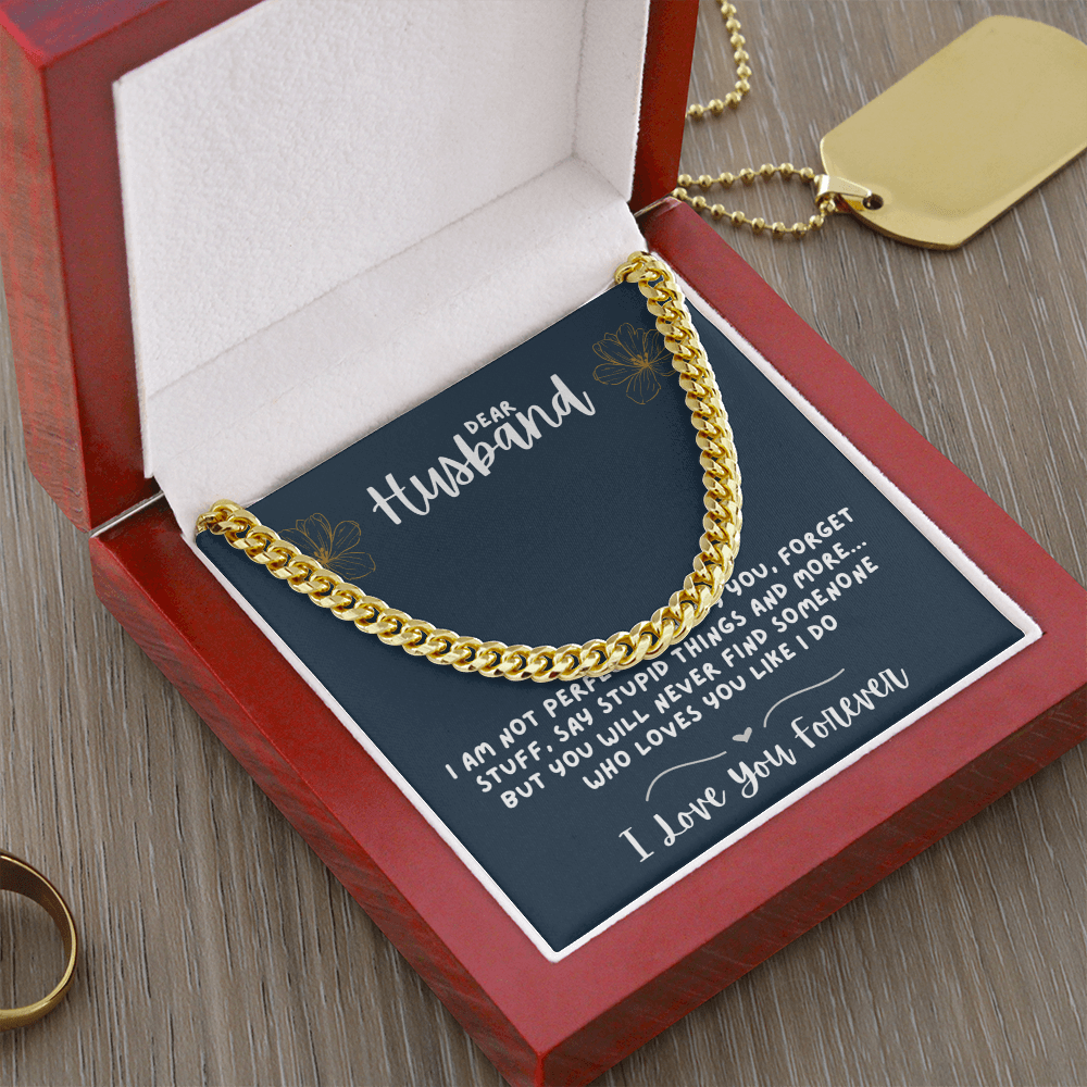 Dear Husband Gift Necklace