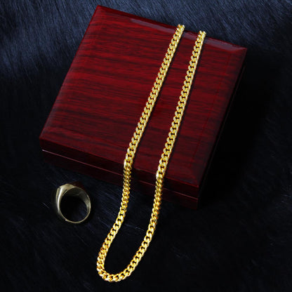 Oriania Cuban Link Chain for Son – A Powerful Symbol of Love & Pride