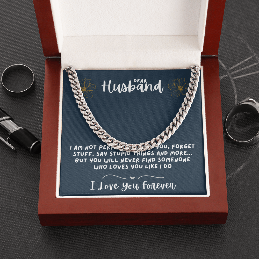 Dear Husband Gift Necklace
