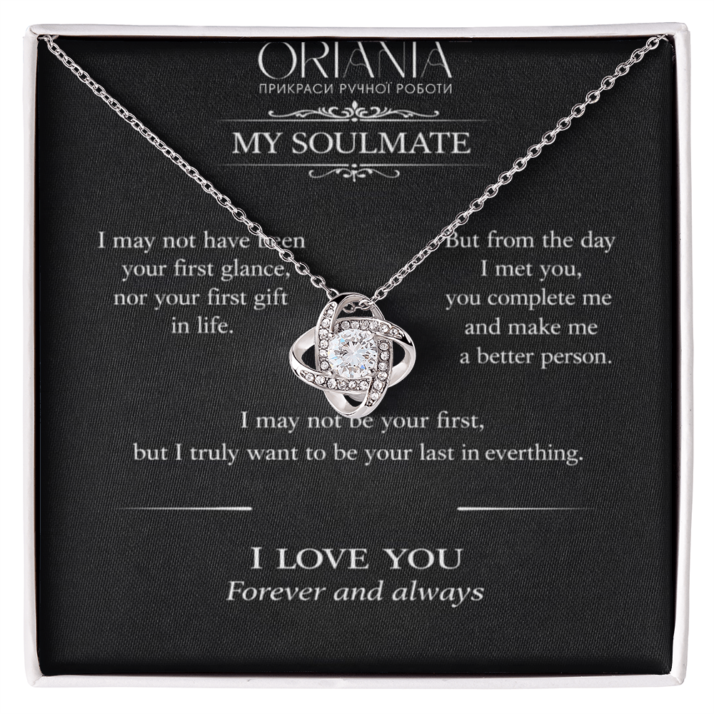 🔥 ORIANIA Love Knot Necklace – Romantic Gift For My Soulmate