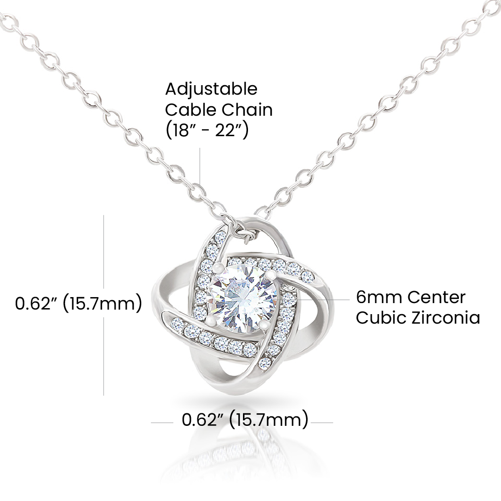 🔥 ORIANIA Love Knot Necklace – Romantic Gift For My Soulmate