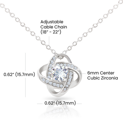 🔥 ORIANIA Love Knot Necklace – Romantic Gift For My Soulmate