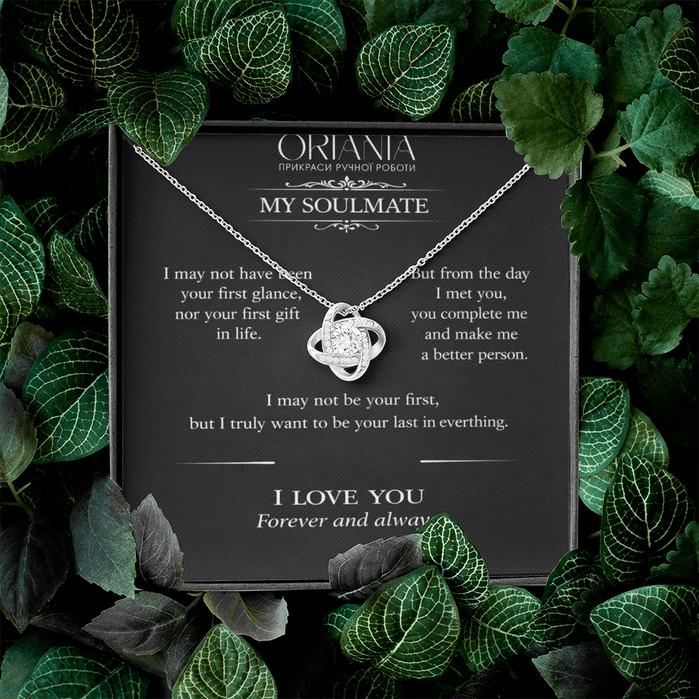 🔥 ORIANIA Love Knot Necklace – Romantic Gift For My Soulmate