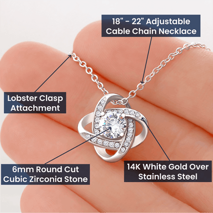 Oriania Love Knot Necklace – Heartfelt Gift for Mother