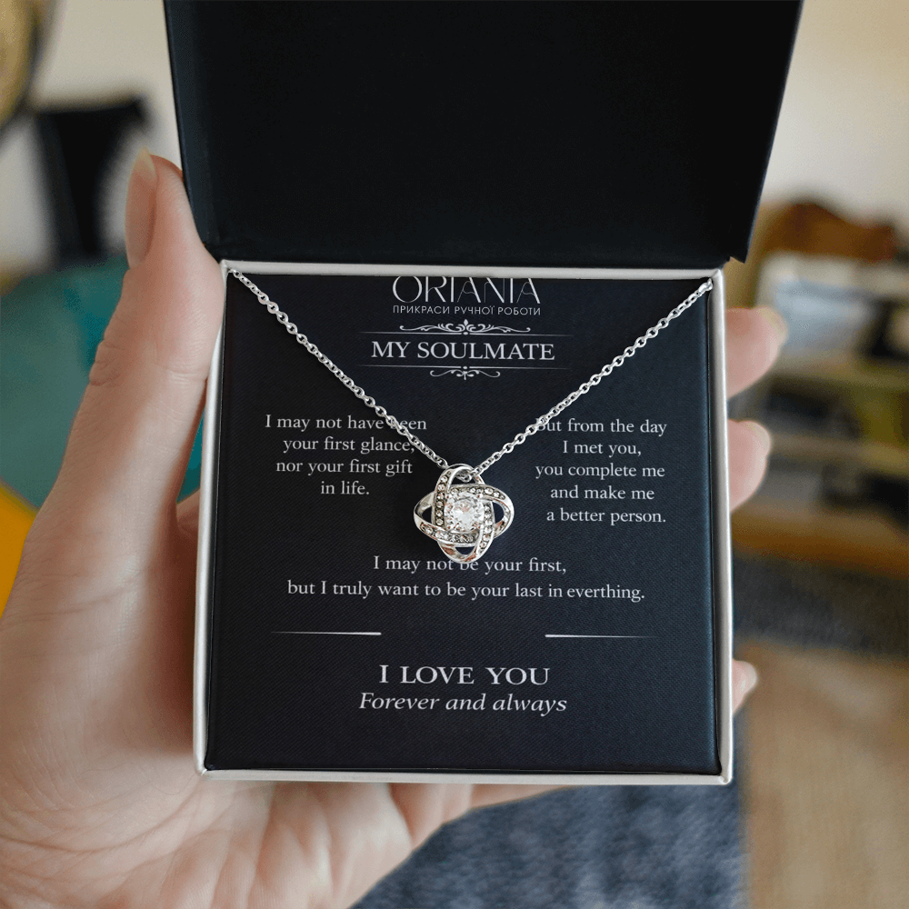 🔥 ORIANIA Love Knot Necklace – Romantic Gift For My Soulmate