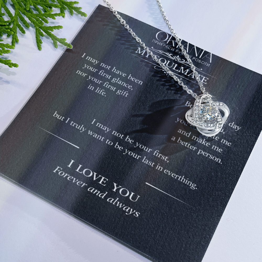 🔥 ORIANIA Love Knot Necklace – Romantic Gift For My Soulmate