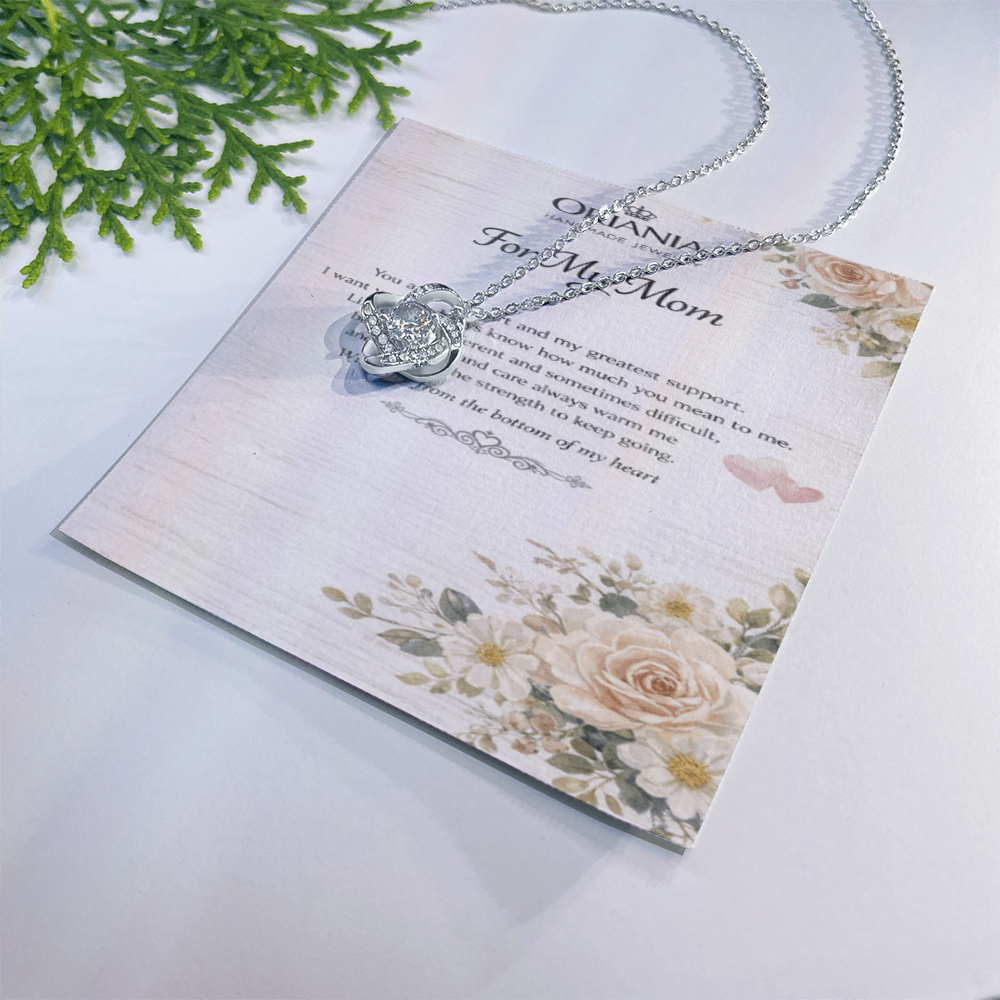 Oriania Love Knot Necklace – Heartfelt Gift for Mother