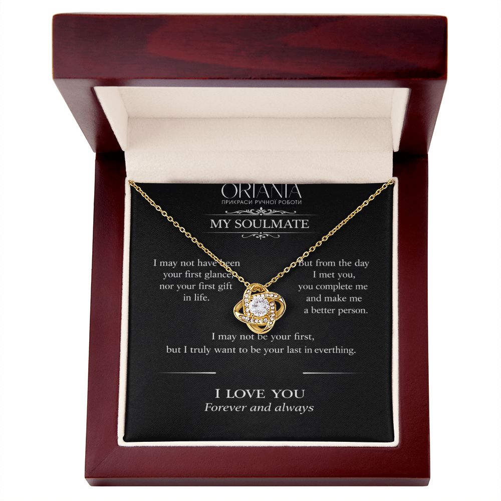 🔥 ORIANIA Love Knot Necklace – Romantic Gift For My Soulmate
