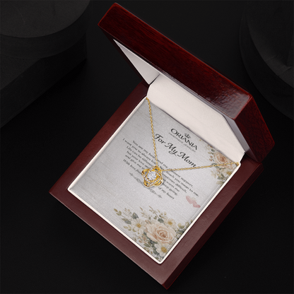 Oriania Love Knot Necklace – Heartfelt Gift for Mother