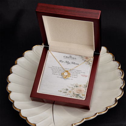 Oriania Love Knot Necklace – Heartfelt Gift for Mother
