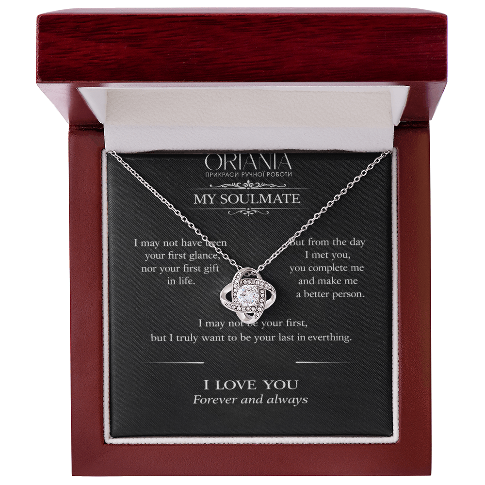 🔥 ORIANIA Love Knot Necklace – Romantic Gift For My Soulmate