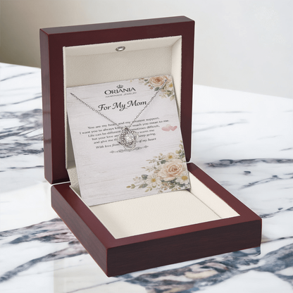 Oriania Love Knot Necklace – Heartfelt Gift for Mother