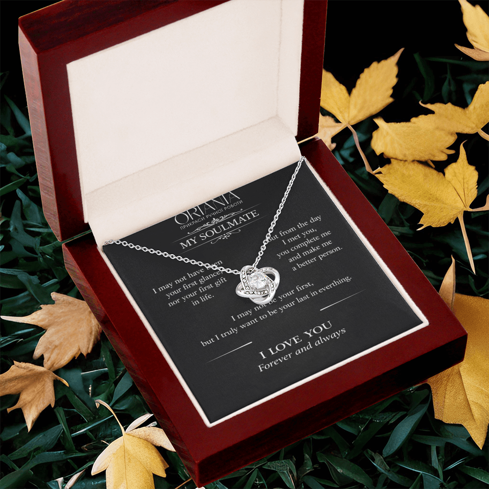 🔥 ORIANIA Love Knot Necklace – Romantic Gift For My Soulmate