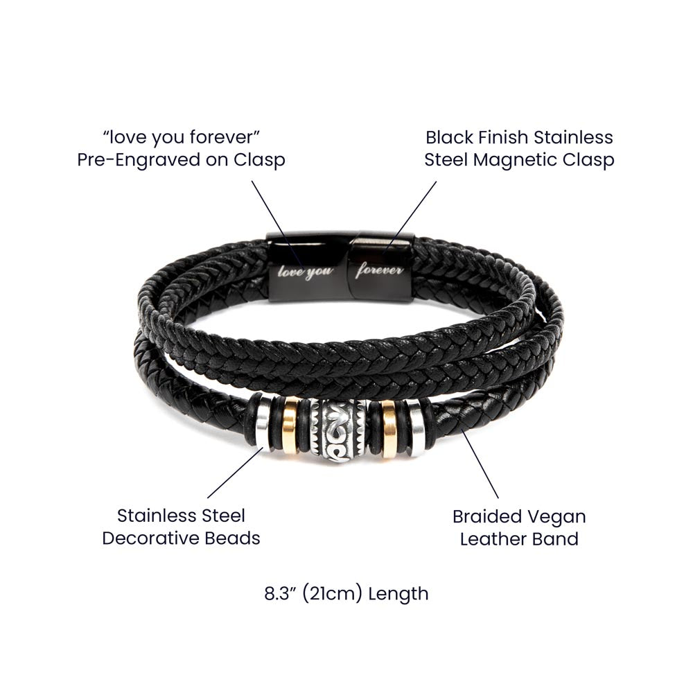Oriania Love You Forever Bracelet for Son