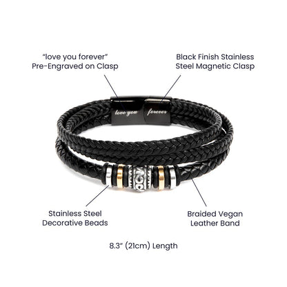 Oriania Love You Forever Bracelet for Son