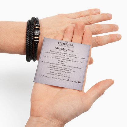 Oriania Love You Forever Bracelet for Son