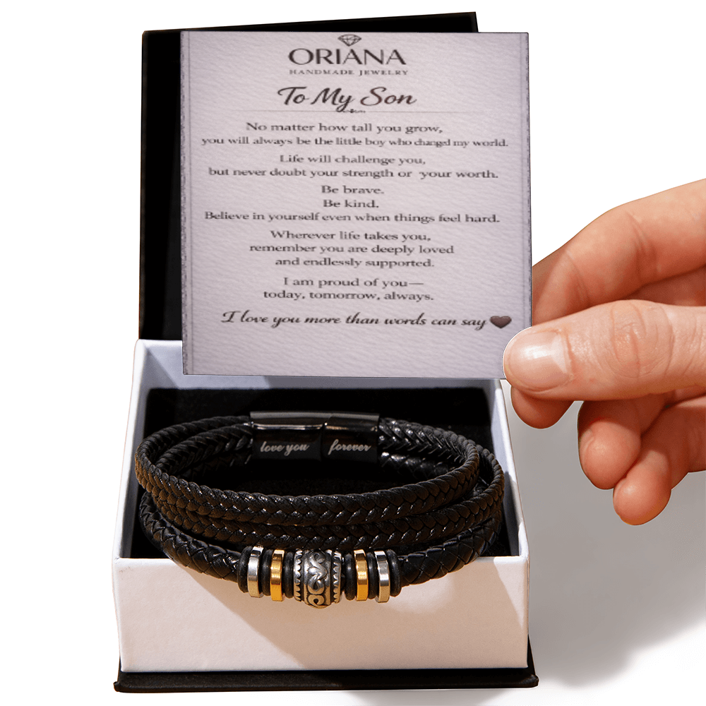 Oriania Love You Forever Bracelet for Son