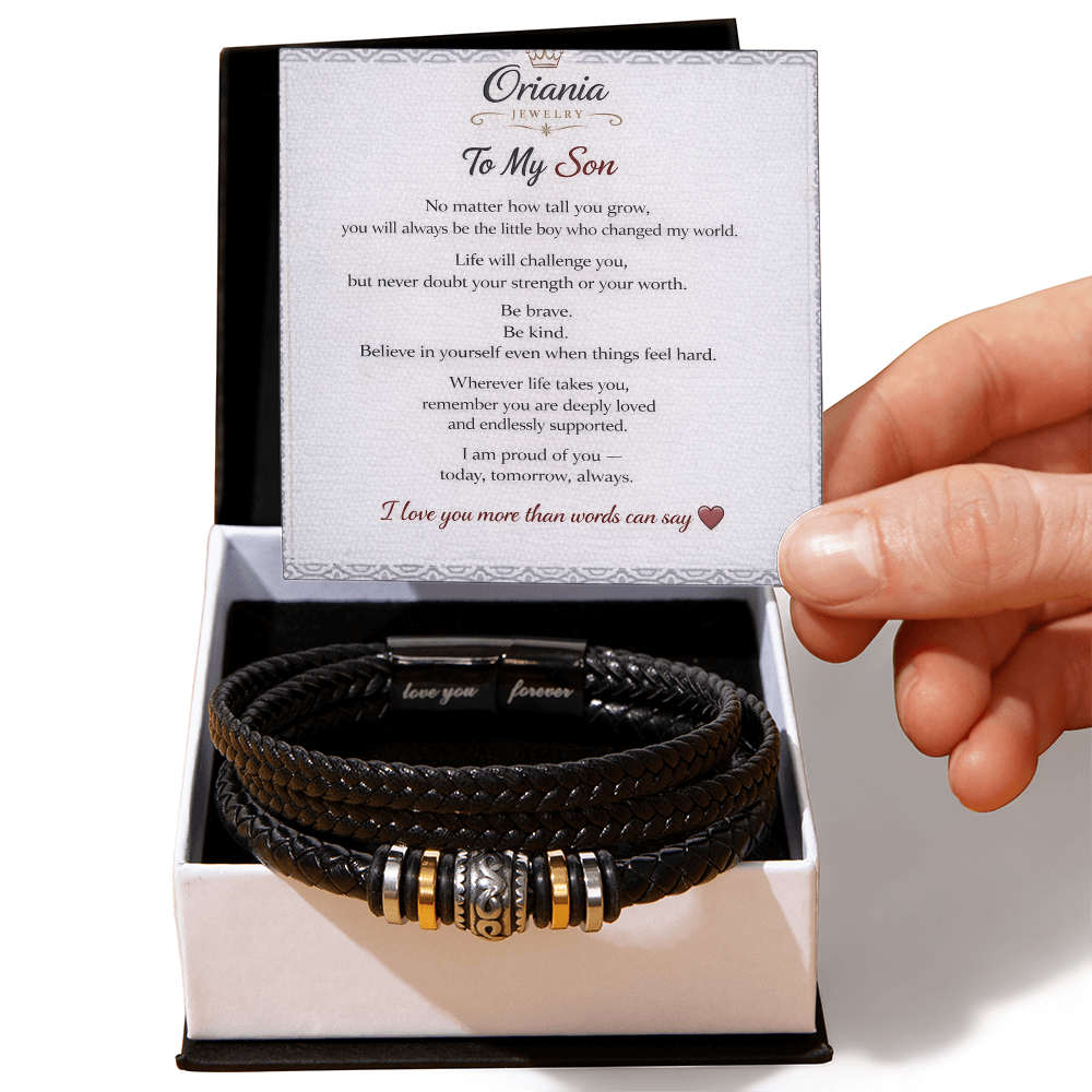 Oriania Love You Forever Bracelet for Son
