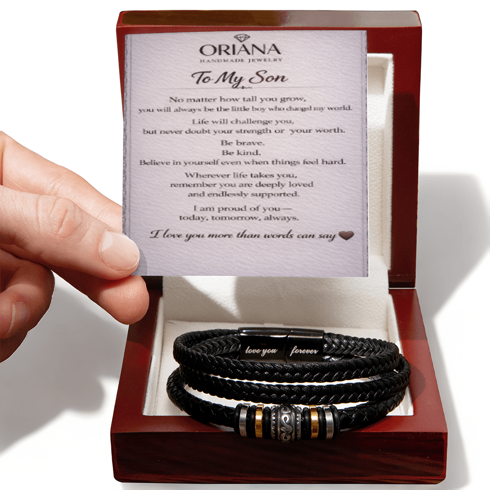 Oriania Love You Forever Bracelet for Son