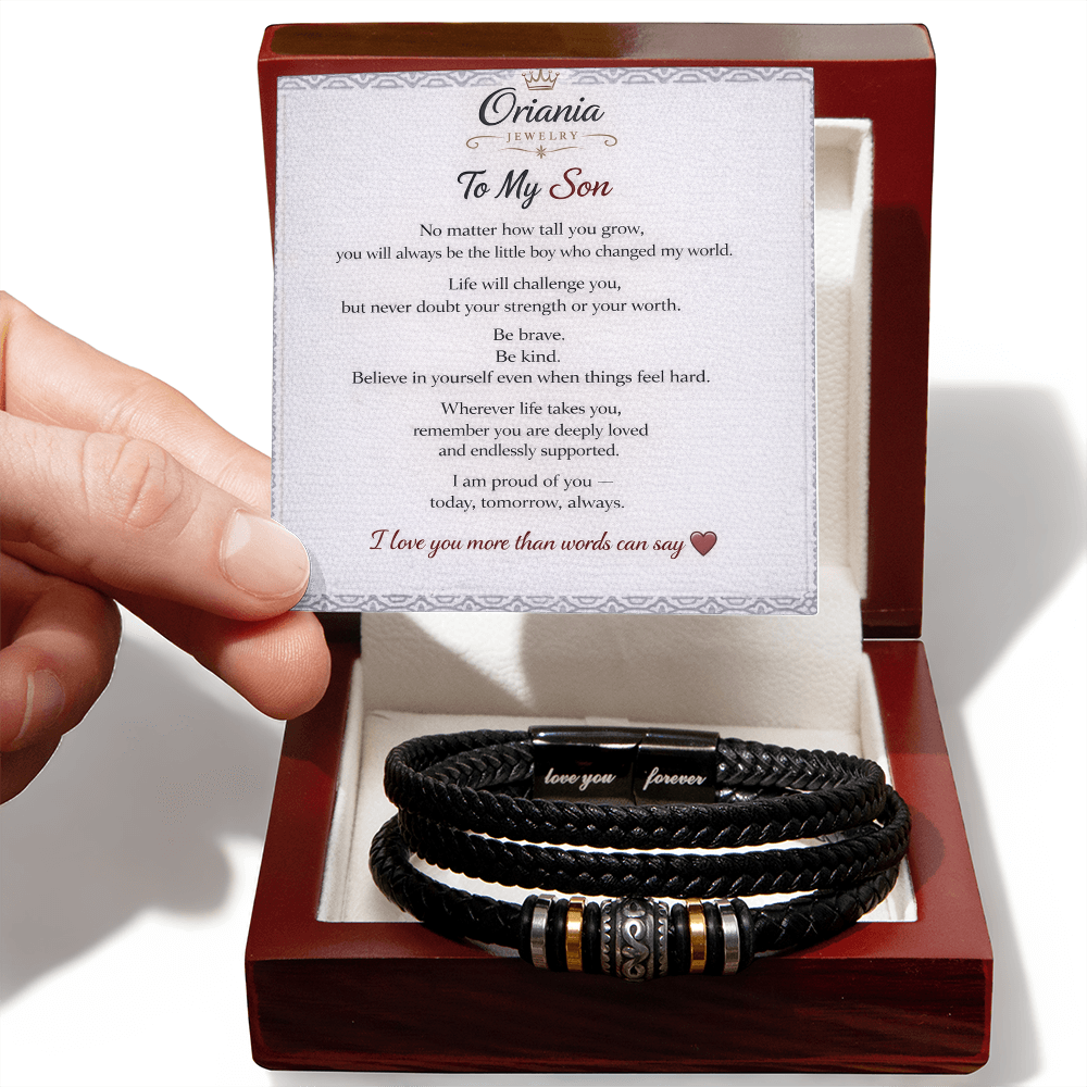Oriania Love You Forever Bracelet for Son