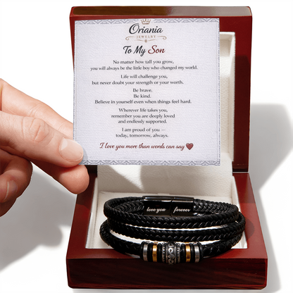Oriania Love You Forever Bracelet for Son