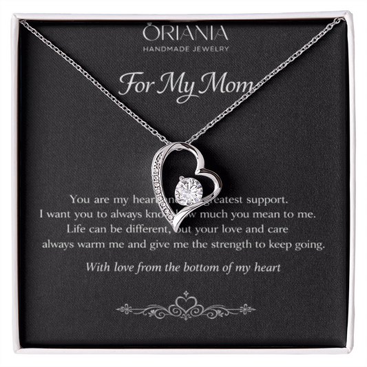 Oriania Forever Love Necklace – Heartfelt Gift for Mother
